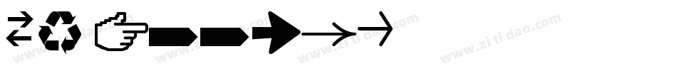 CK Arrows字体转换